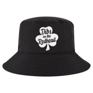 Dibs On The Redhead Funny St Patricks Day Drinking Cool Comfort Performance Bucket Hat