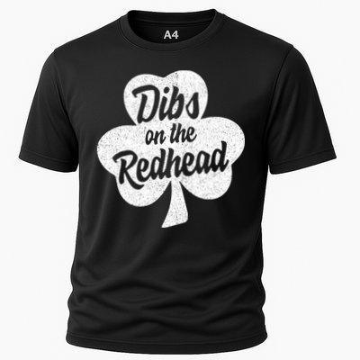 Dibs On The Redhead Funny St Patricks Day Drinking Performance Shirt