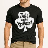 Dibs On The Redhead Funny St Patricks Day Drinking Performance Shirt
