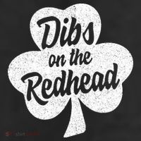 Dibs On The Redhead Funny St Patricks Day Drinking Beanie