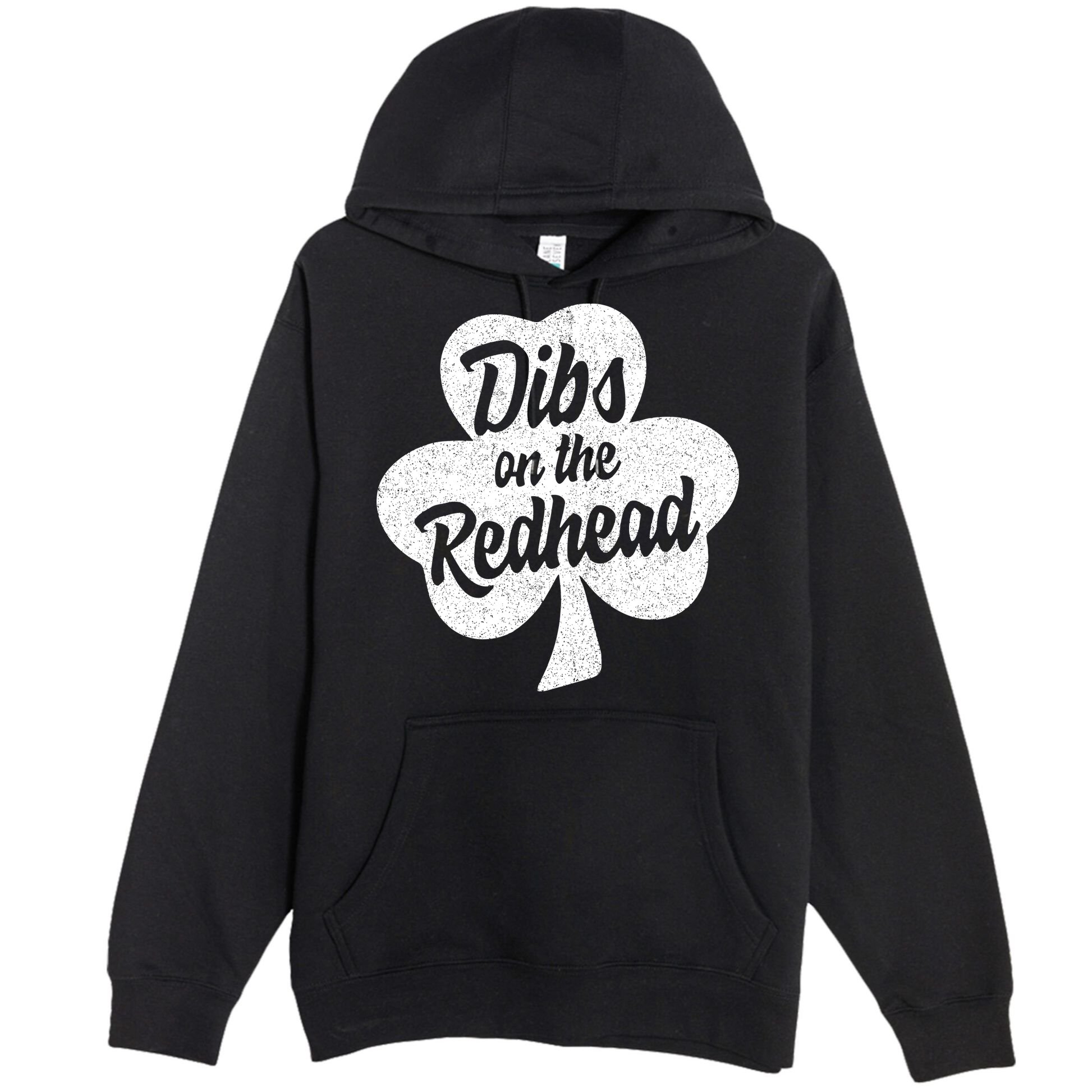 Dibs On The Redhead Funny St Patricks Day Drinking Premium Pullover Hoodie
