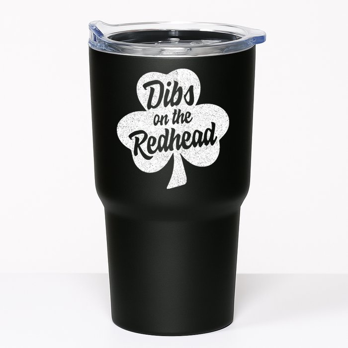 Dibs On The Redhead Funny St Patricks Day Drinking Tumbler
