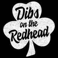 Dibs On The Redhead Funny St Patricks Day Drinking Cooling Performance Long Sleeve Crew
