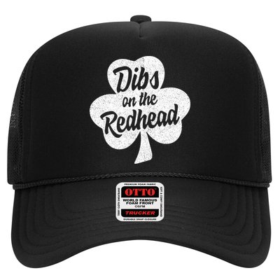 Dibs On The Redhead Funny St Patricks Day Drinking Trucker Hat