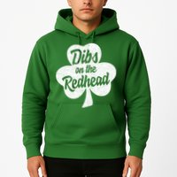 Dibs On The Redhead Funny St Patricks Day Drinking Hoodie