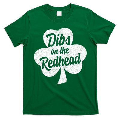 Dibs On The Redhead Funny St Patricks Day Drinking T-Shirt