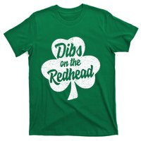 Dibs On The Redhead Funny St Patricks Day Drinking T-Shirt