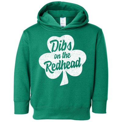 Dibs On The Redhead Funny St Patricks Day Drinking Toddler Hoodie