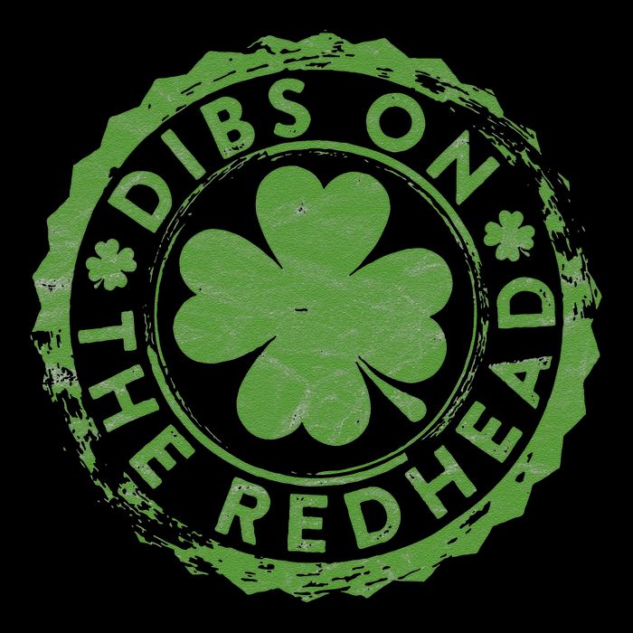 Dibs On The Redhead Funny St Patricks Day Drinking 16 in Basic Backpack