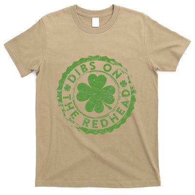 Dibs On The Redhead Funny St Patricks Day Drinking T-Shirt