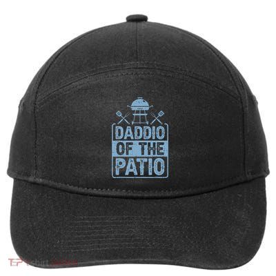 Daddio Of The Patio Grilling BBQ Dad 7-Panel Snapback Hat