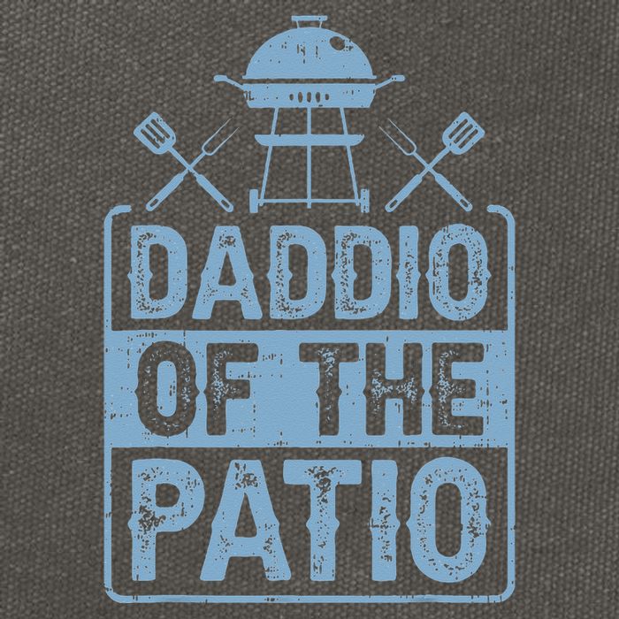 Daddio Of The Patio Grilling BBQ Dad Cotton Canvas Backpack