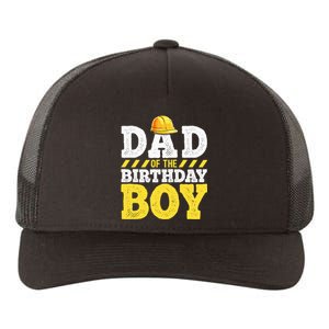 Dad of the Birthday Construction Birthday Party Hat Yupoong Adult 5-Panel Trucker Hat