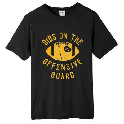 Dibs On The Offensive Guard Funny Football Wife Girlfriend Tall Fusion ChromaSoft Performance T-Shirt