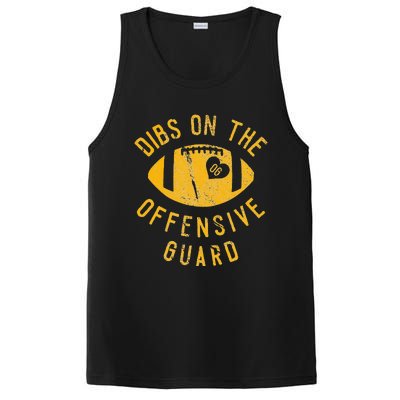 Dibs On The Offensive Guard Funny Football Wife Girlfriend PosiCharge Competitor Tank