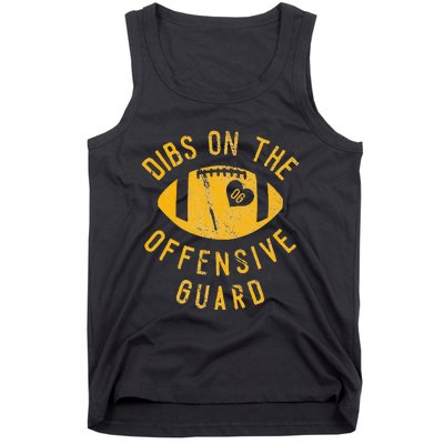 Dibs On The Offensive Guard Funny Football Wife Girlfriend Tank Top