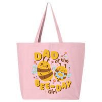 Dad Of The Bee Day Girl Birthday 25L Jumbo Tote