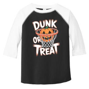 Dunk Or Treat Halloween Basketball Spooky Basketball Toddler Fine Jersey T-Shirt