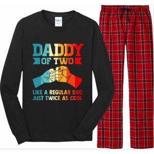 Dadd Of Two Like A Regular Dad Just Twice As Cool Son Long Sleeve Pajama Set