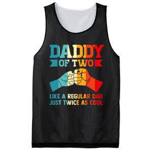 Dadd Of Two Like A Regular Dad Just Twice As Cool Son Mesh Reversible Basketball Jersey Tank