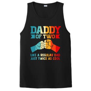 Dadd Of Two Like A Regular Dad Just Twice As Cool Son PosiCharge Competitor Tank