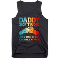 Dadd Of Two Like A Regular Dad Just Twice As Cool Son Tank Top