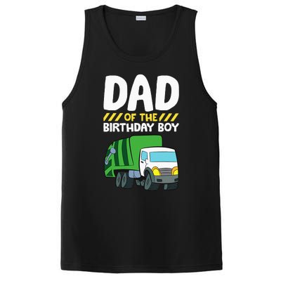 Dad Of The Birthday Boy Garbage Truck PosiCharge Competitor Tank