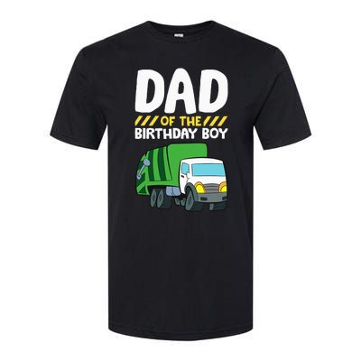 Dad Of The Birthday Boy Garbage Truck Softstyle® CVC T-Shirt