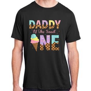 Daddy Of The Sweet One Ice Cream 1st First Birthday Family Adult ChromaSoft Performance T-Shirt