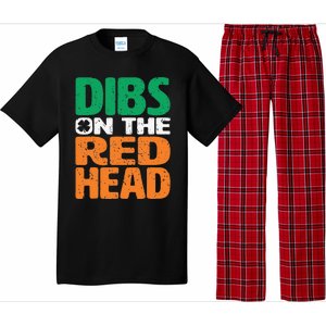 Dibs On The Redhead Saint Patrick's Day Funny Pajama Set