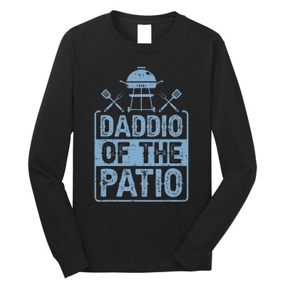 Daddio Of The Patio Grilling BBQ Dad Long Sleeve Shirt