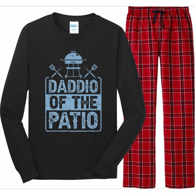 Daddio Of The Patio Grilling BBQ Dad Long Sleeve Pajama Set