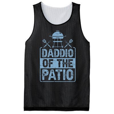 Daddio Of The Patio Grilling BBQ Dad Mesh Reversible Basketball Jersey Tank