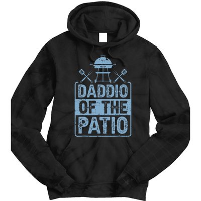 Daddio Of The Patio Grilling BBQ Dad Tie Dye Hoodie