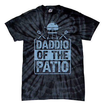 Daddio Of The Patio Grilling BBQ Dad Tie-Dye T-Shirt