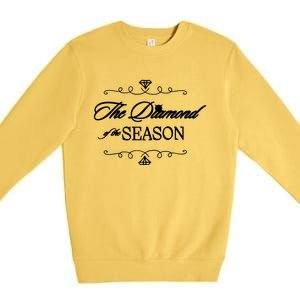 Diamond Of The Season Gift For Engaged Fiancee Premium Crewneck Sweatshirt