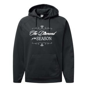 Diamond Of The Season Gift For Engaged Fiancee Performance Fleece Hoodie