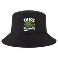Dibs On The Redhead Funny St Patricks Day Drinking Cool Comfort Performance Bucket Hat