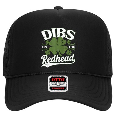 Dibs On The Redhead Funny St Patricks Day Drinking Trucker Hat