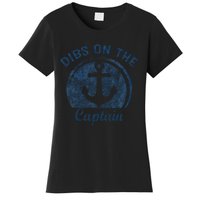 Dibs On The Captain Funny Boating Boat Lover Women's T-Shirt