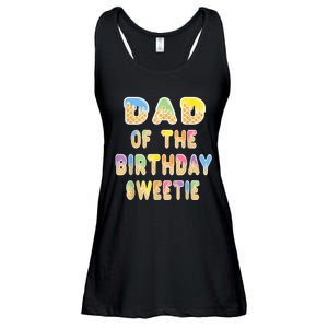 Dad Of The Birthday Sweetie Girl Icecream Themed Party Ladies Essential Flowy Tank