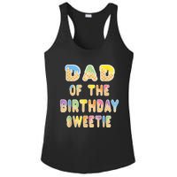 Dad Of The Birthday Sweetie Girl Icecream Themed Party Ladies PosiCharge Competitor Racerback Tank