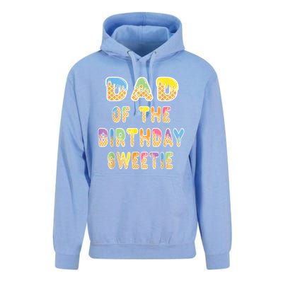 Dad Of The Birthday Sweetie Girl Icecream Themed Party Unisex Surf Hoodie