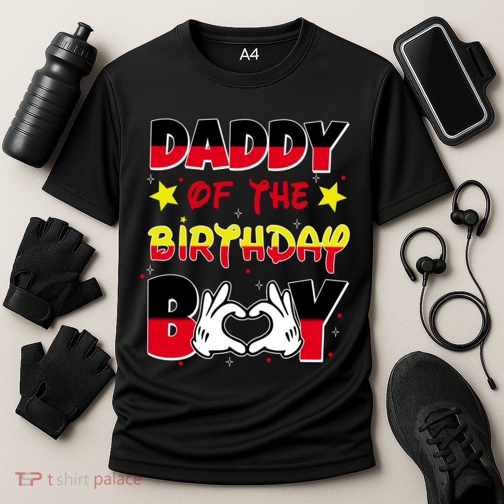 Daddy Of The Birthday Boy Dad Gift Performance Shirt