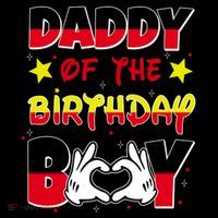 Daddy Of The Birthday Boy Dad Gift Performance Shirt