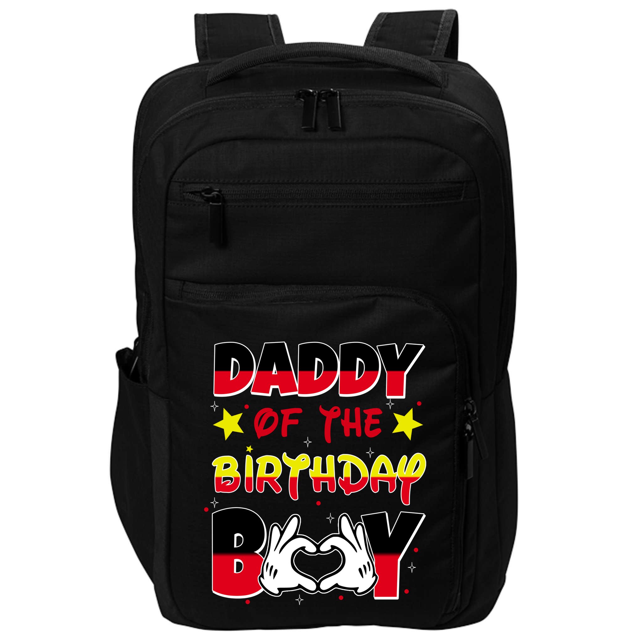 Daddy Of The Birthday Boy Dad Gift Impact Tech Backpack