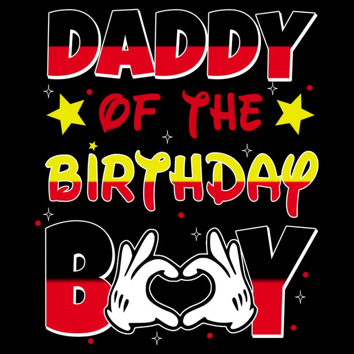 Daddy Of The Birthday Boy Dad Gift Flatbill Hat