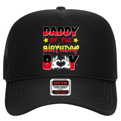 Daddy Of The Birthday Boy Dad Gift Trucker Hat