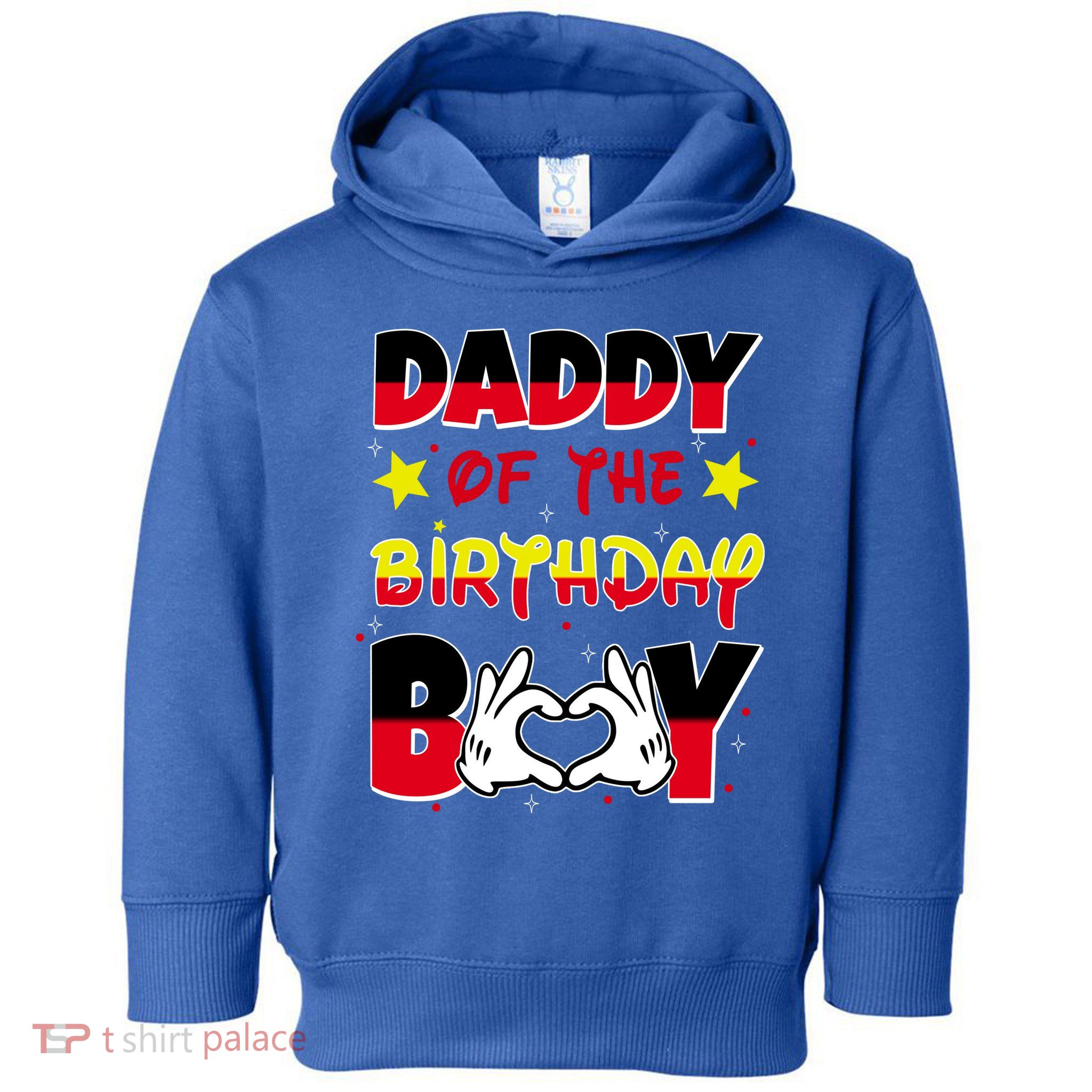 Daddy Of The Birthday Boy Dad Gift Toddler Hoodie