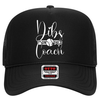 Dibs On The Coach Baseball For Baseball Coach Wife  Hat